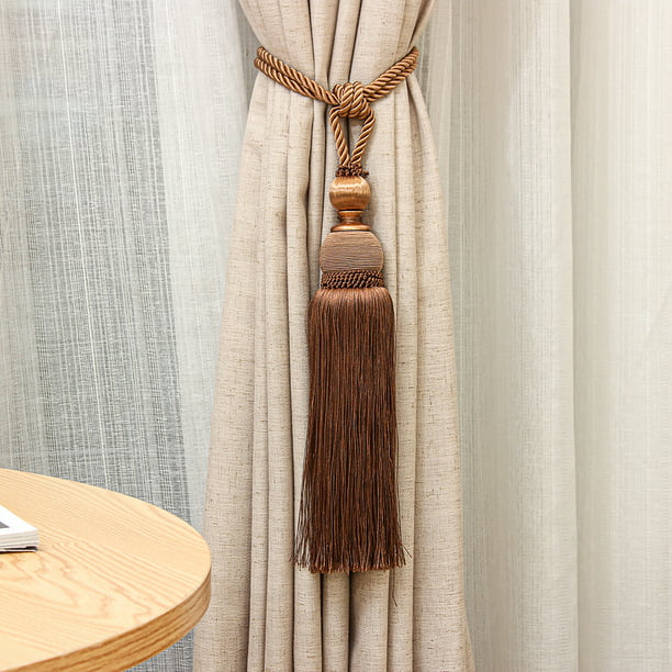 Decorative Rope Fringe Tassel Window Curtain Holdback Tie Back Single Access HO3 